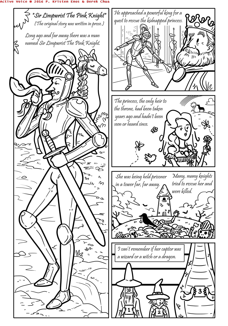 Sir Limpwrist The Pink Knight page 2