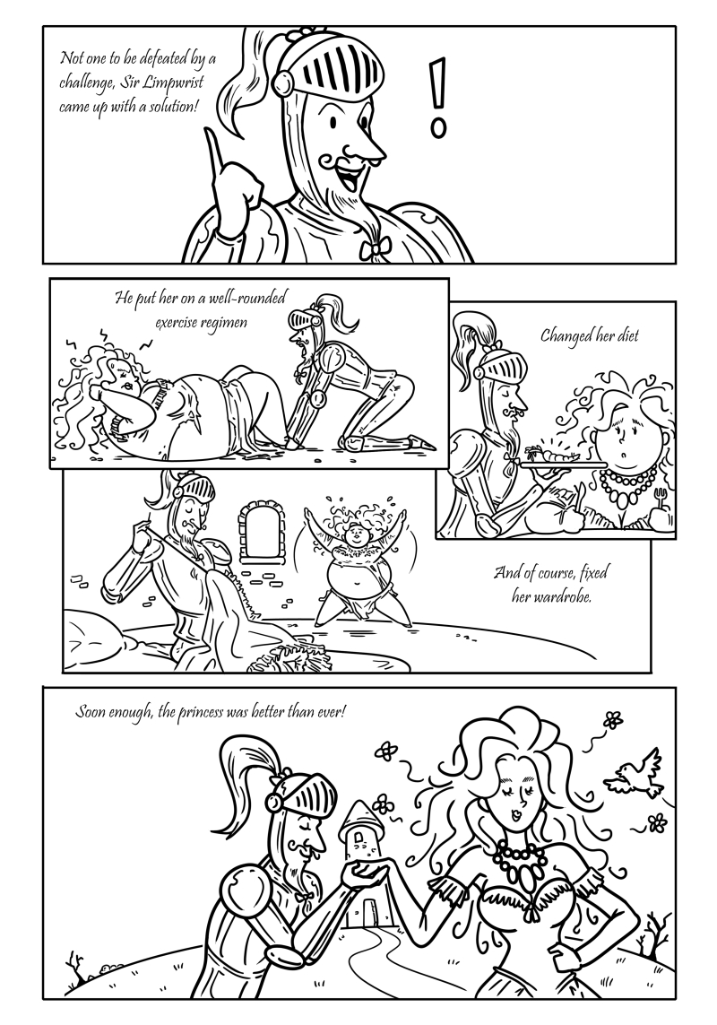 Sir Limpwrist The Pink Knight page 4